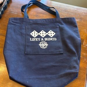 Bunco tote bag